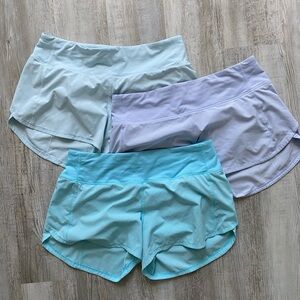 Lululemon Speed Up Shorts, 4” size 8